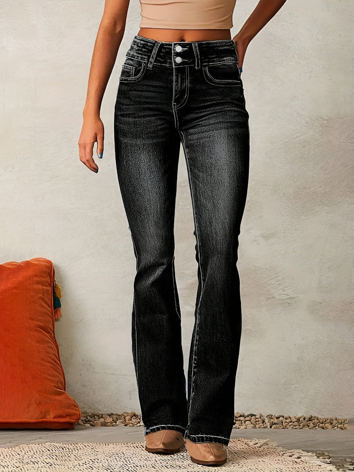Idil | Hoge Taille Flared Jeans