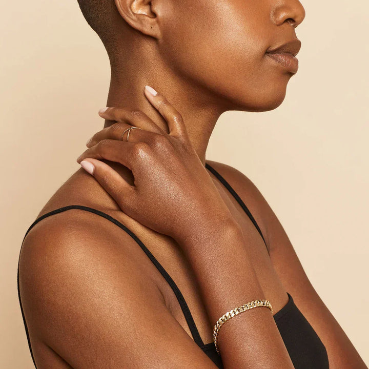 Vevetta | Moderne curb-link minimalistische armband