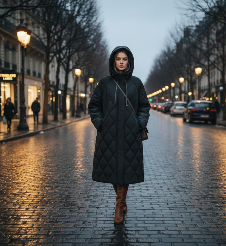 De Aurora | Gewatteerde tijdloze jas