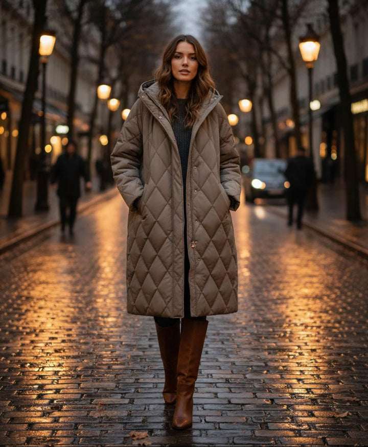 De Aurora | Gewatteerde tijdloze jas