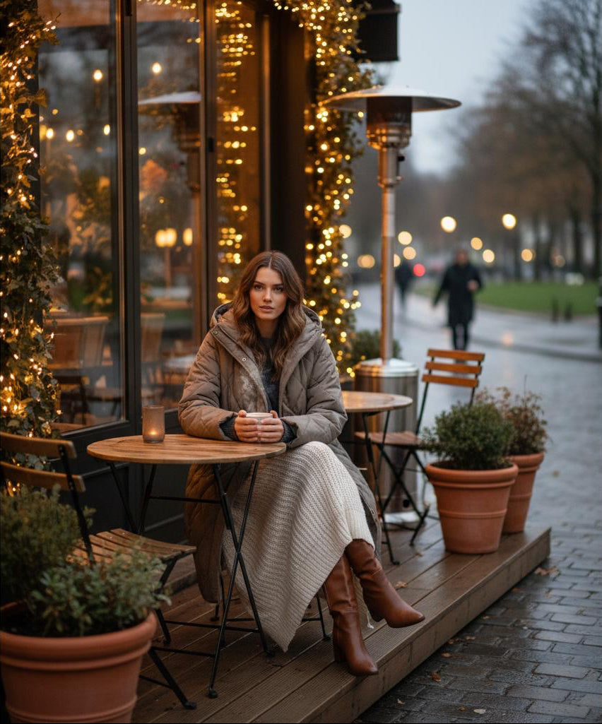 De Aurora | Gewatteerde tijdloze jas