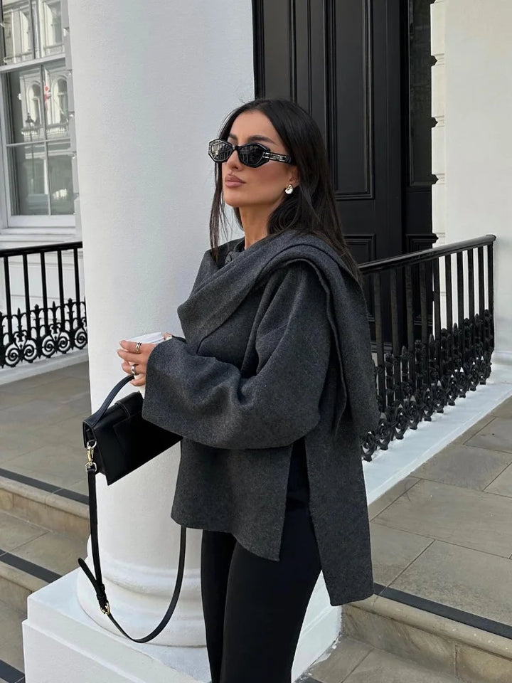 Avalith | Sophisticated Cape Overcoat